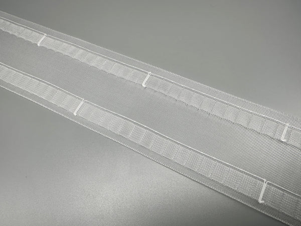 شبر ويڤي شفاف بعلامات تحديد 75مم - لفة 100م